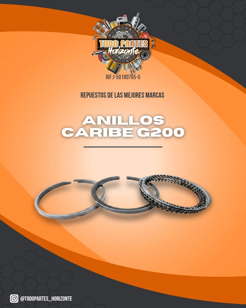 Repuesto ANILLOS CARIBE G200 original