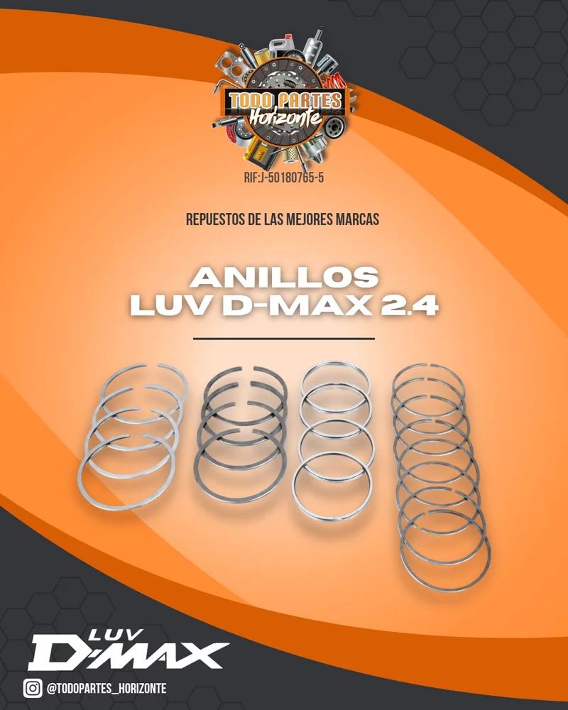 Repuesto ANILLOS LUV DMAX 2.4 original