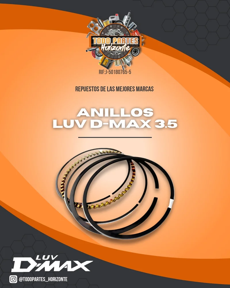 Repuesto ANILLOS LUV DMAX 3.5 original
