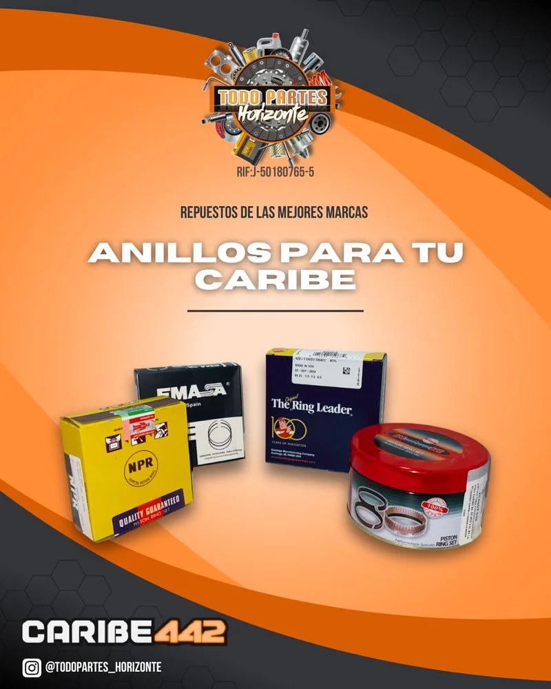 Repuesto ANILLOS PARA TU CARIBE original