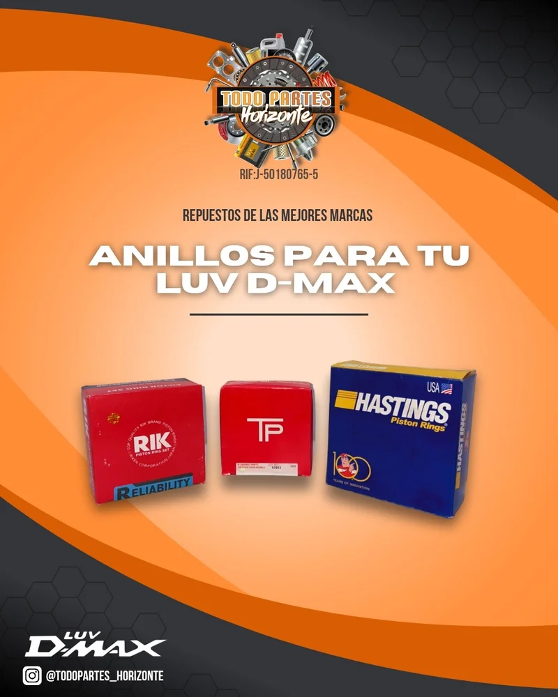 Fotografía de repuesto Anillos Para Tu Luv D-Max original - Todo Partes Horizonte