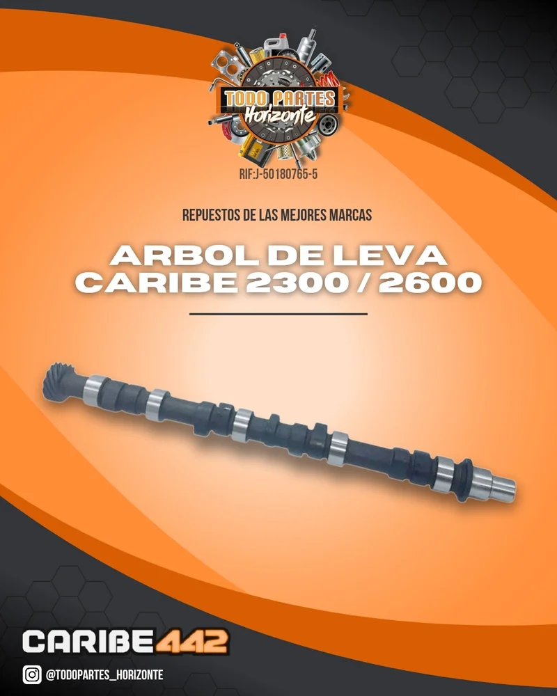 Repuesto ARBOL DE LEVA CARIBE 2300 / 2600 original