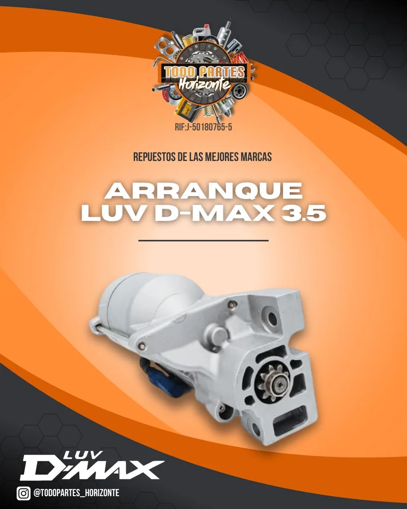 Fotografía de repuesto Arranque Luv D-Max 3.5 original - Todo Partes Horizonte