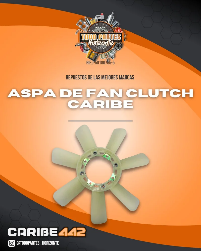 Repuesto ASPA DE FAN CLUTCH CARIBE original