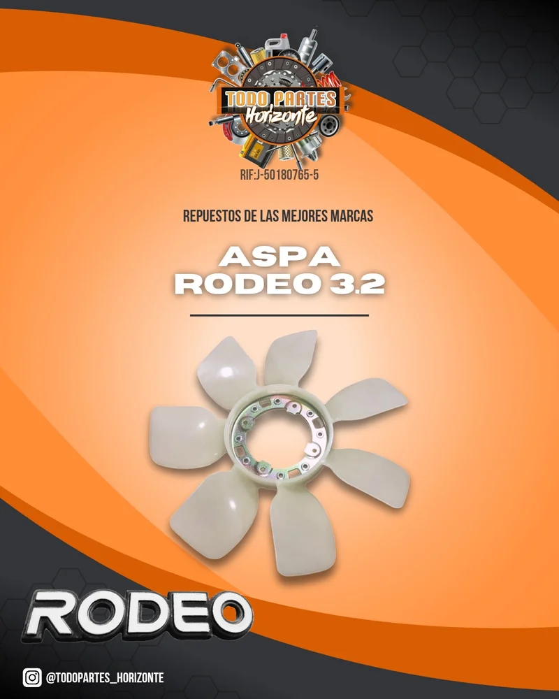 Fotografía de repuesto Aspa Rodeo 3.2 original - Todo Partes Horizonte