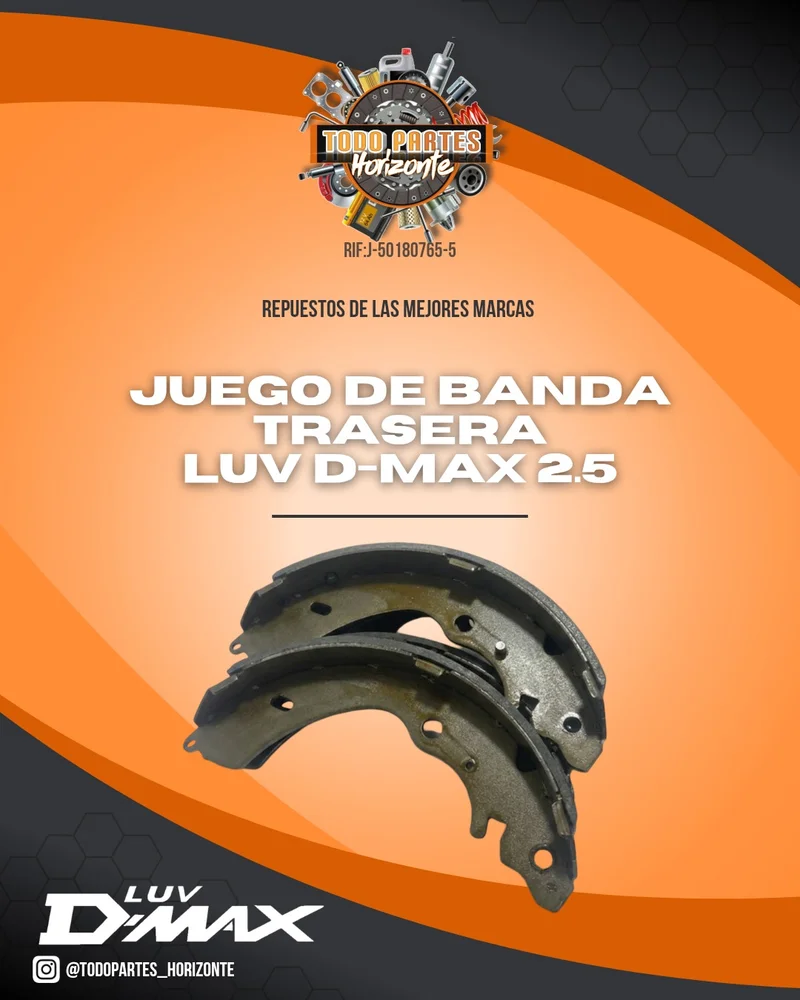 Repuesto BANDAS DE FRENO LUV DMAX 2.5 original