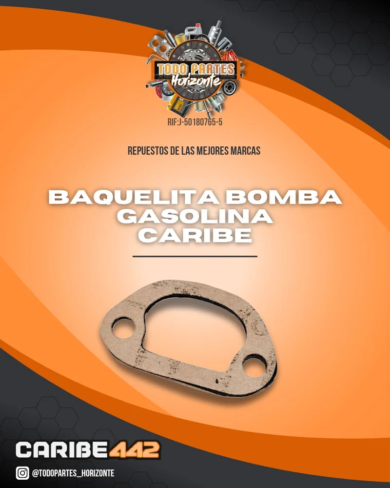 Repuesto BAQUELITA BOMBA GASOLINA CARIBE original
