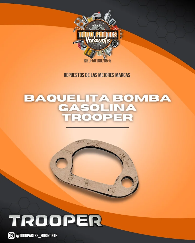 Repuesto BAQUELITA BOMBA GASOLINA TROOPER original