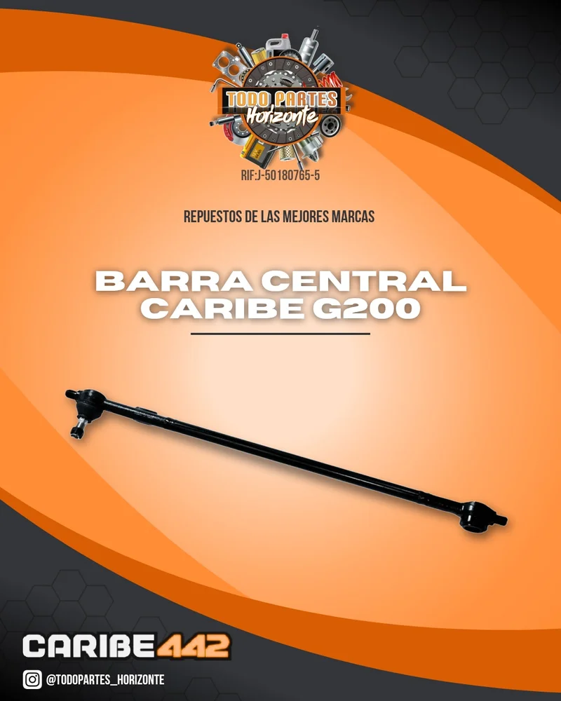 Repuesto BARRA CENTRAL CARIBE G-2000 original
