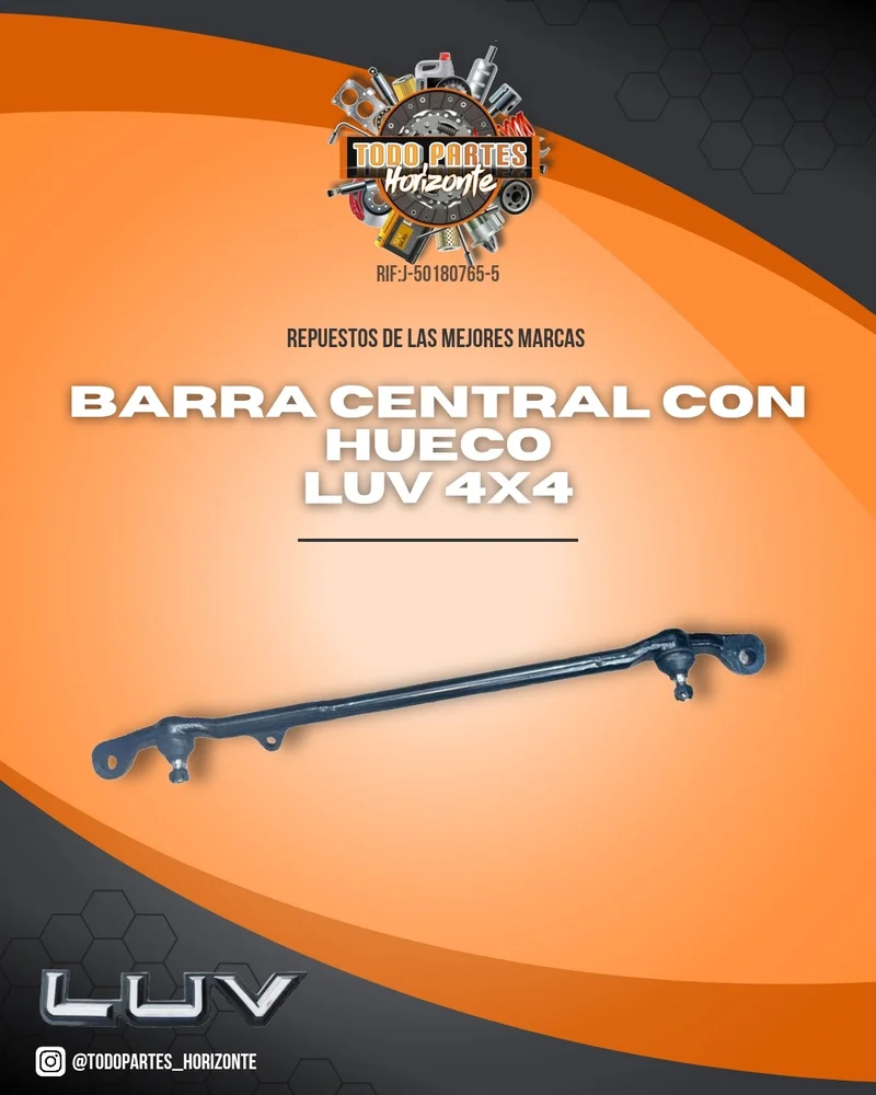 Repuesto BARRA CENTRAL CON HUECO LUV 4X4 original