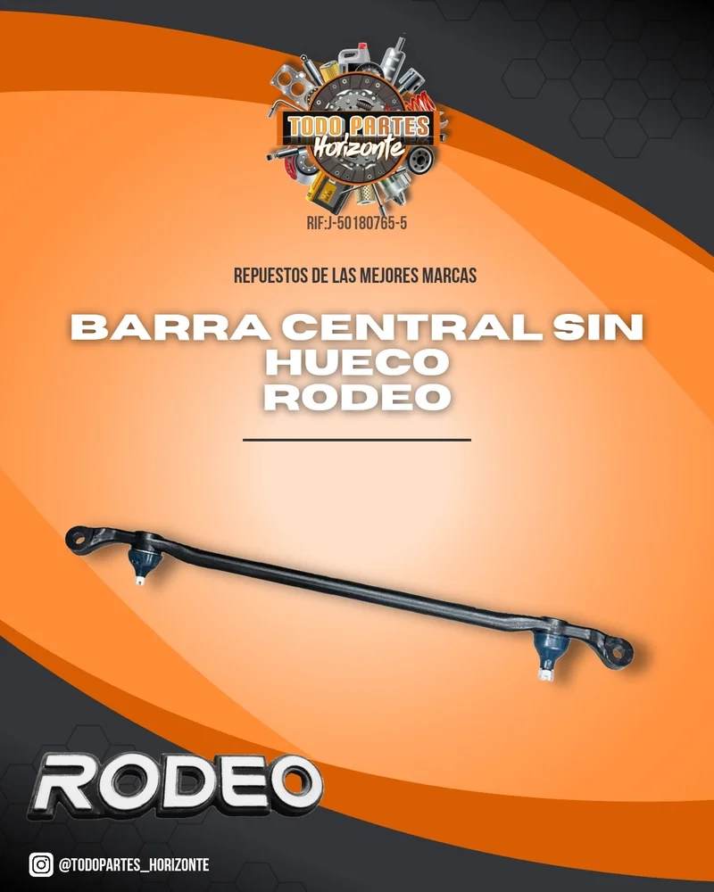 Fotografía de repuesto Barra Central Sin Hueco Rodeo original - Todo Partes Horizonte