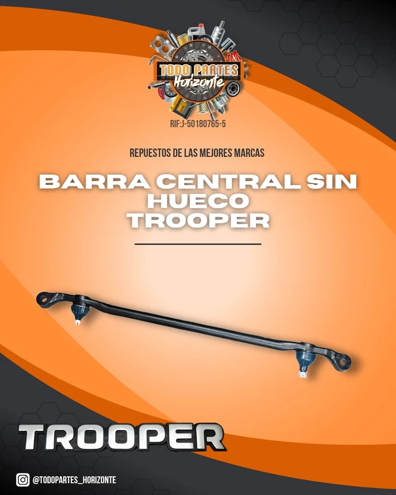 Repuesto BARRA CENTRAL SIN HUECO TROOPER original