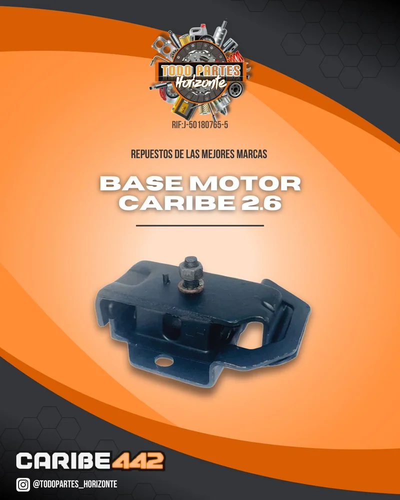 Fotografía de repuesto Base Motor Caribe 2.6 original - Todo Partes Horizonte