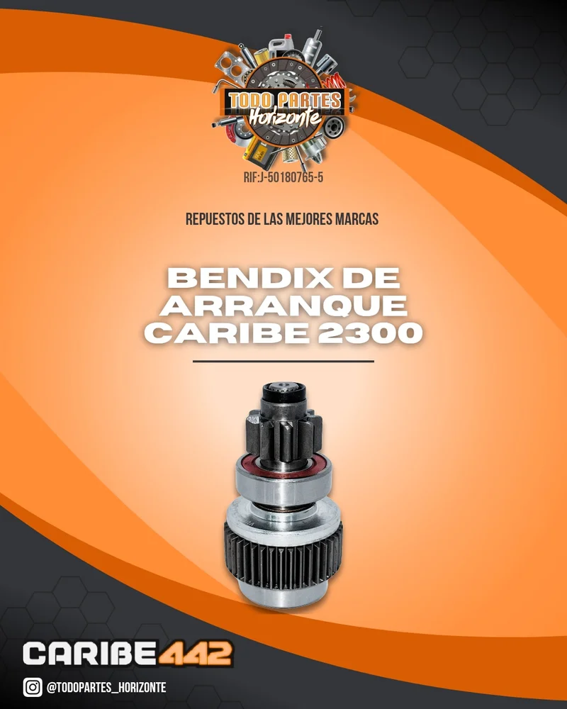 Fotografía de repuesto Bendix De Arranque Caribe 2300 original - Todo Partes Horizonte