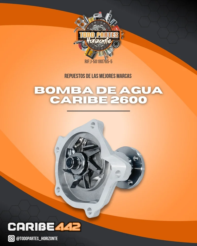 Repuesto BOMBA DE AGUA CARIBE 2600 original