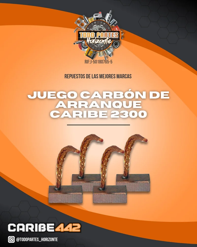 Fotografía de repuesto Carbón De Arranque Caribe 2300 original - Todo Partes Horizonte