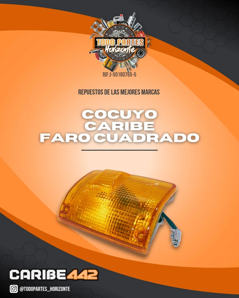 Repuesto COCUYO CARIBE FARO CUADRADO original