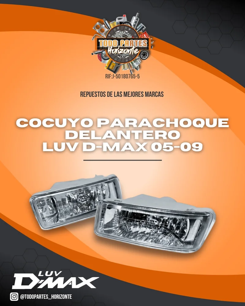 Repuesto COCUYO PARACHOQUE DELANTERO LUV D-MAX 05-09 original