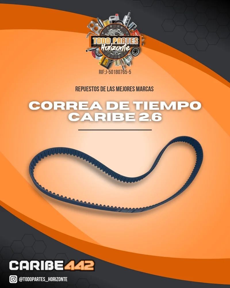 Repuesto CORREA DE TIEMPO CARIBE 2.6 original