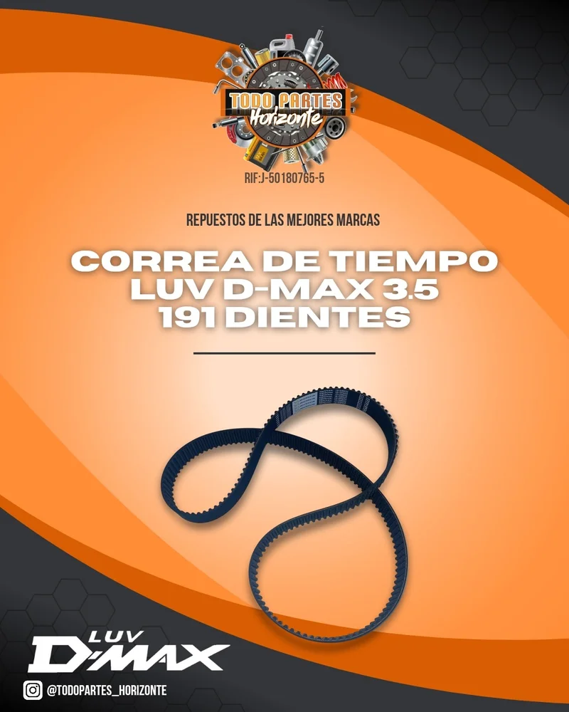 Repuesto CORREA DE TIEMPO LUV D-MAX 3.5 original