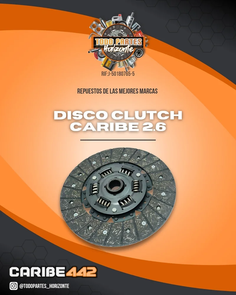 Repuesto DISCO CLUTCH CARIBE 2.6 original