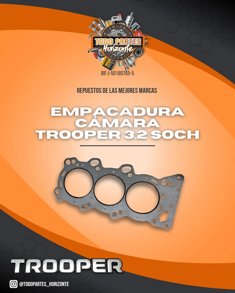 Repuesto EMPACADURA CAMARA TROOPER 3.2 SOHC original