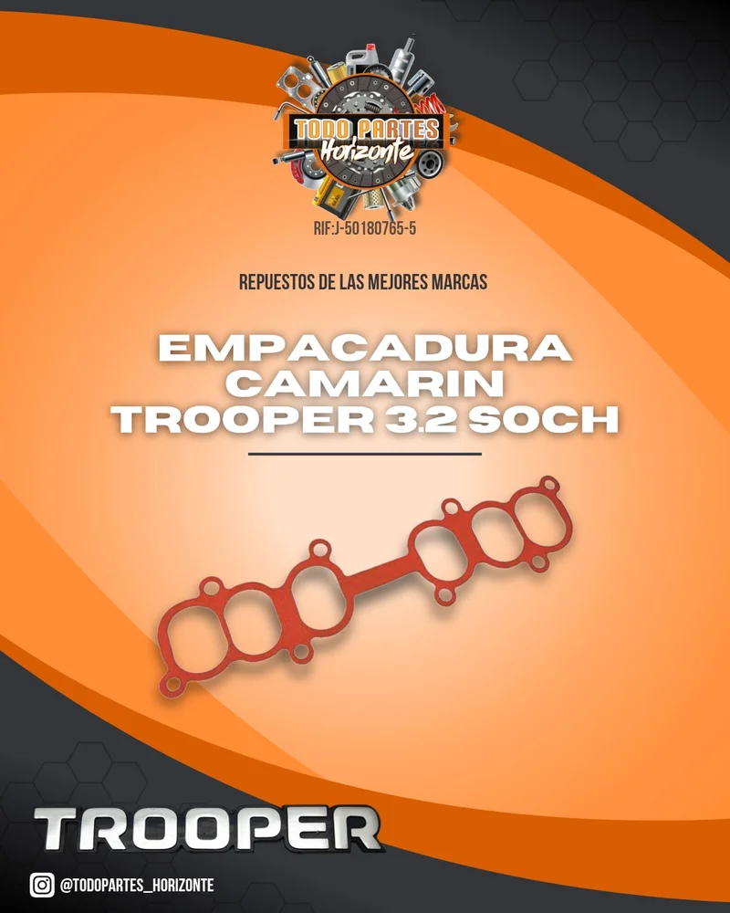 Repuesto EMPACADURA CAMARIN TROOPER 3.2 SOHC original