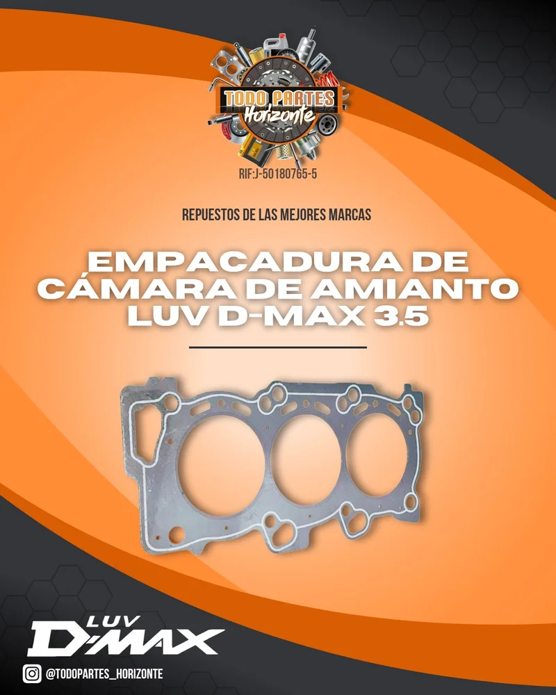 Repuesto EMPACADURA DE CAMARA DE AMIANTO LUV D-MAX 3.5 original