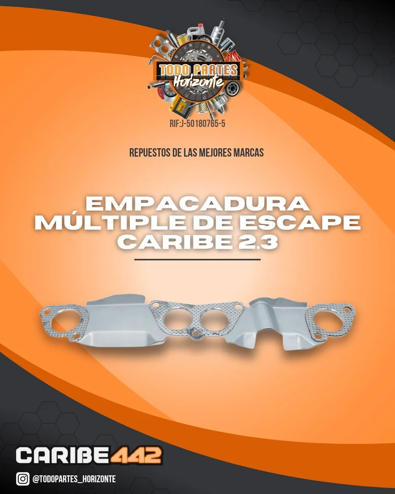 Fotografía de repuesto Empacadura Múltiple De Escape Caribe 2.3 original - Todo Partes Horizonte