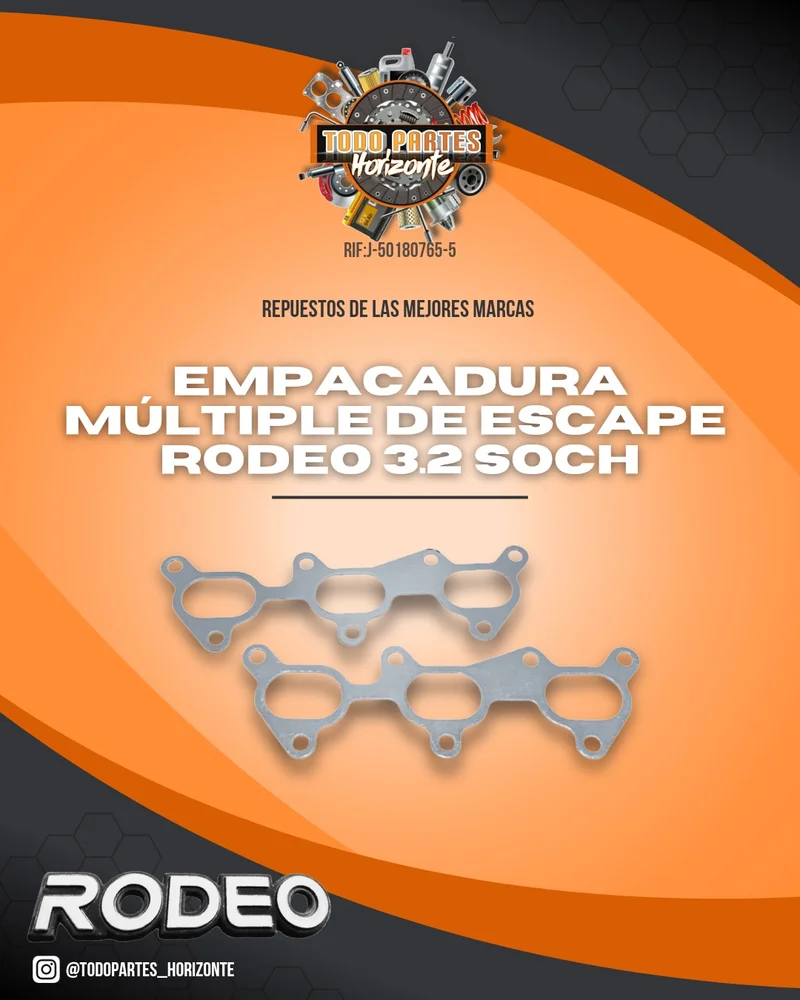 Repuesto EMPACADURA MÚLTIPLE DE ESCAPE RODEO 3.2 SOCH original