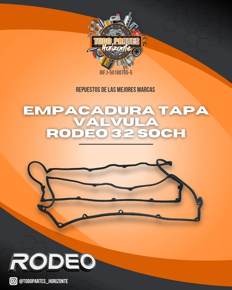 Repuesto EMPACADURA TAPA VALVULA RODEO 3.2 SOCH original