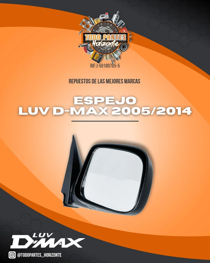 Repuesto ESPEJO LUV D-MAX 2005/2014 original