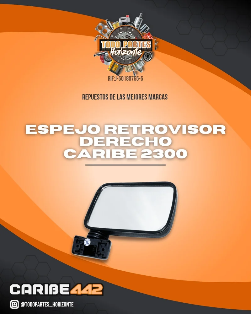 Repuesto ESPEJO RETROVISOR DERECHO CARIBE 2300 original