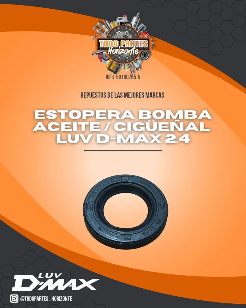 Repuesto ESTOPERA BOMBA ACEITE / CIGUEÑAL LUV D-MAX 2.4 original