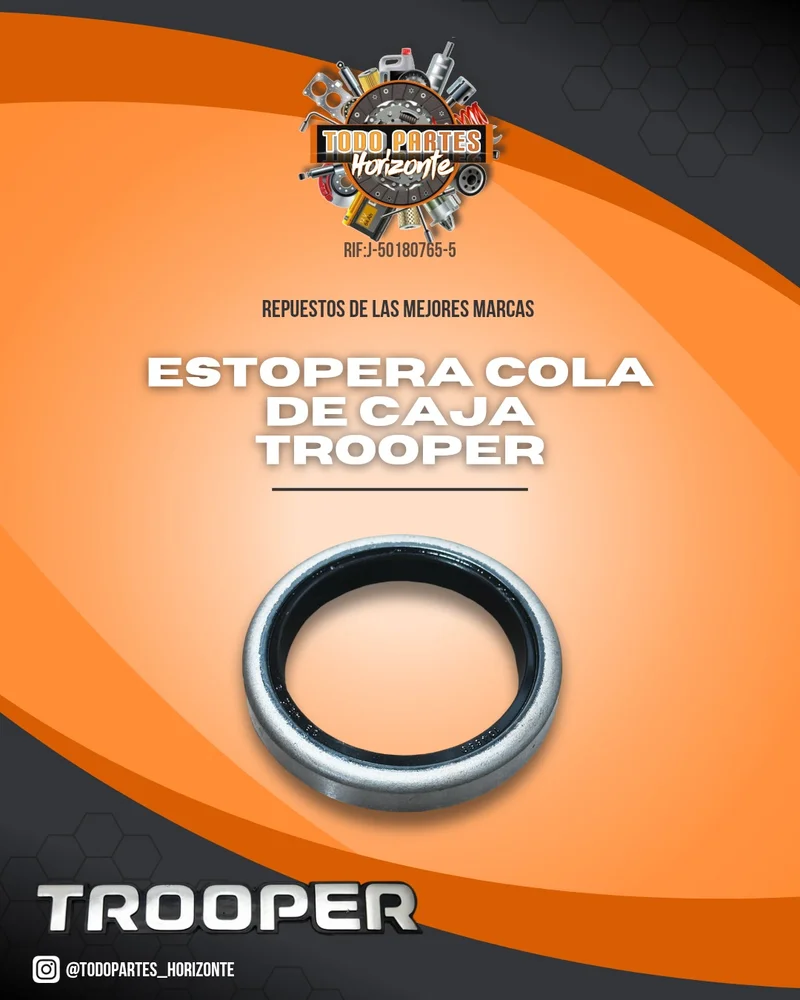 Fotografía de repuesto Estopera Cola De Caja Trooper 3.2 original - Todo Partes Horizonte