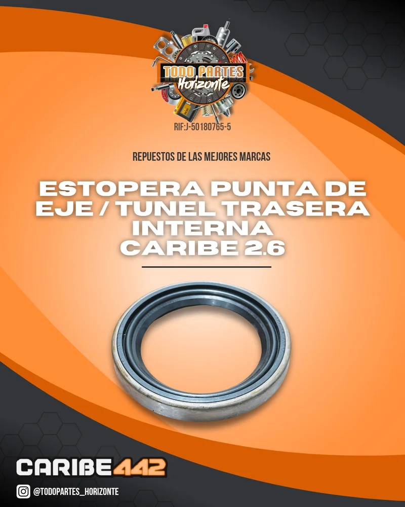 Repuesto ESTOPERA PUNTA DE EJE / TUNEL TRASERA INTERNA CARIBE 2.6 original