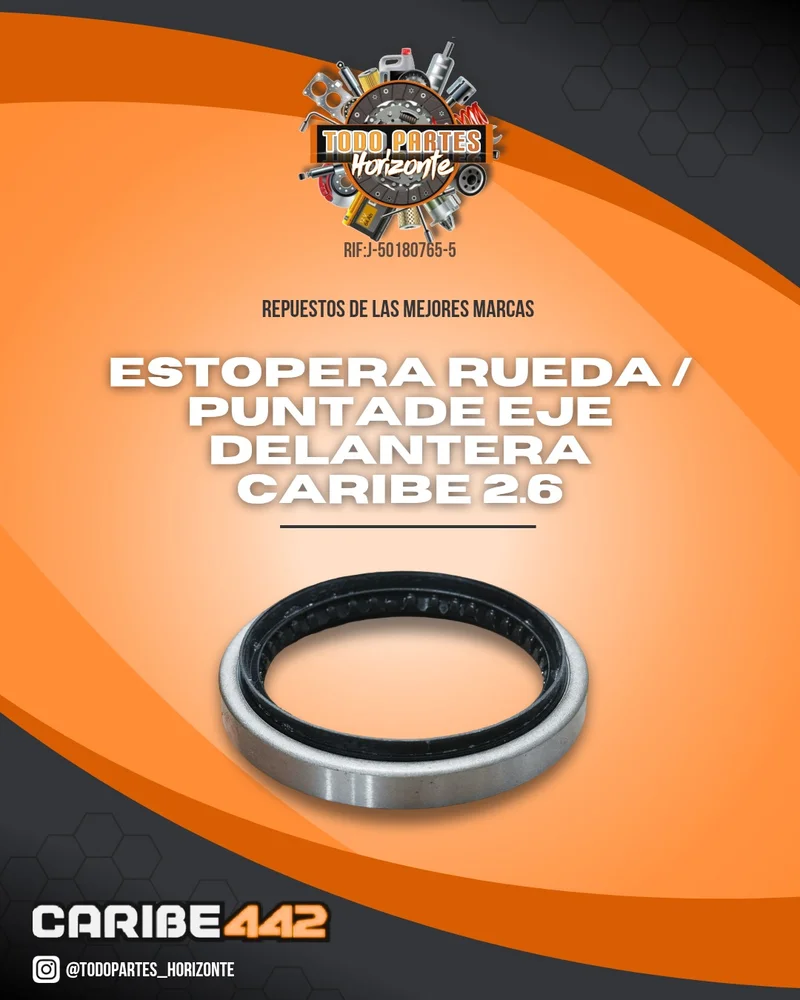 Repuesto ESTOPERA RUEDA / PUNTA DE EJE DELANTERA CARIBE 2.6 original