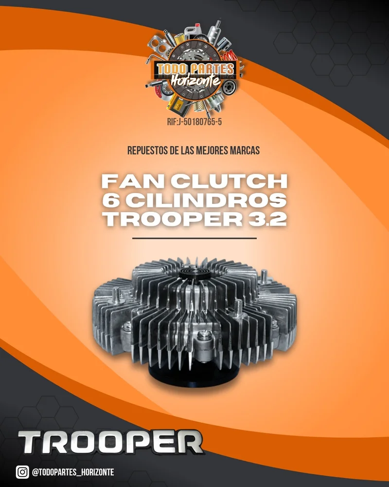 Fotografía de repuesto Fan Clutch Trooper 3.2 original - Todo Partes Horizonte