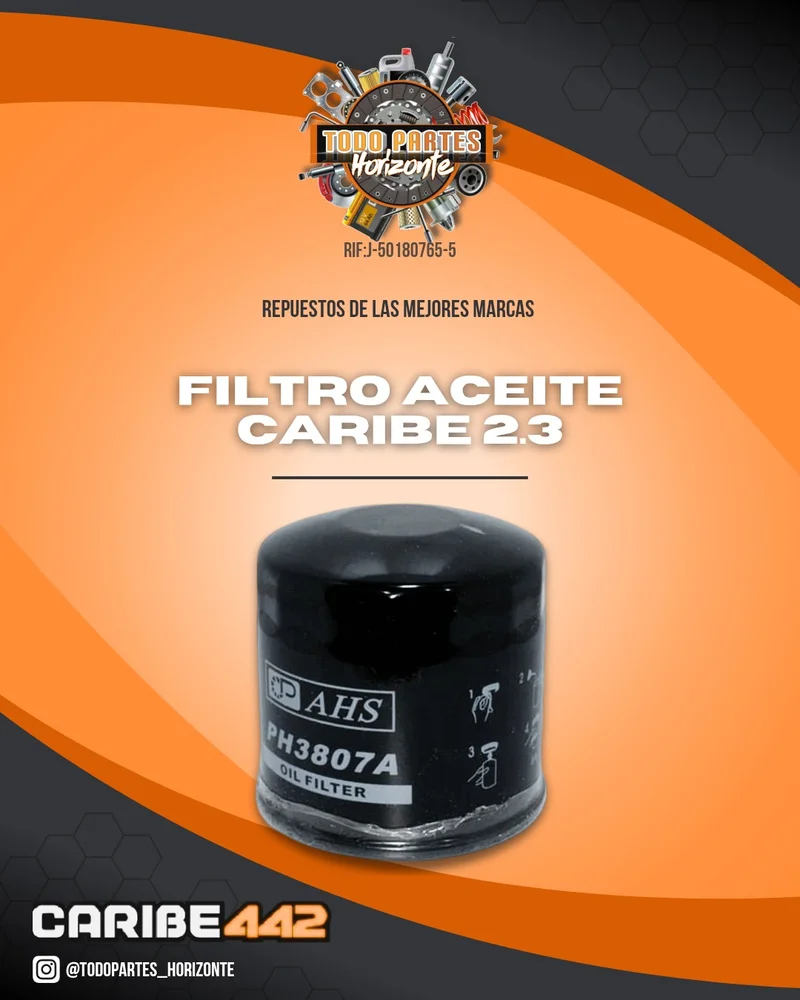 Fotografía de repuesto Filtro Aceite Caribe 2.3 original - Todo Partes Horizonte