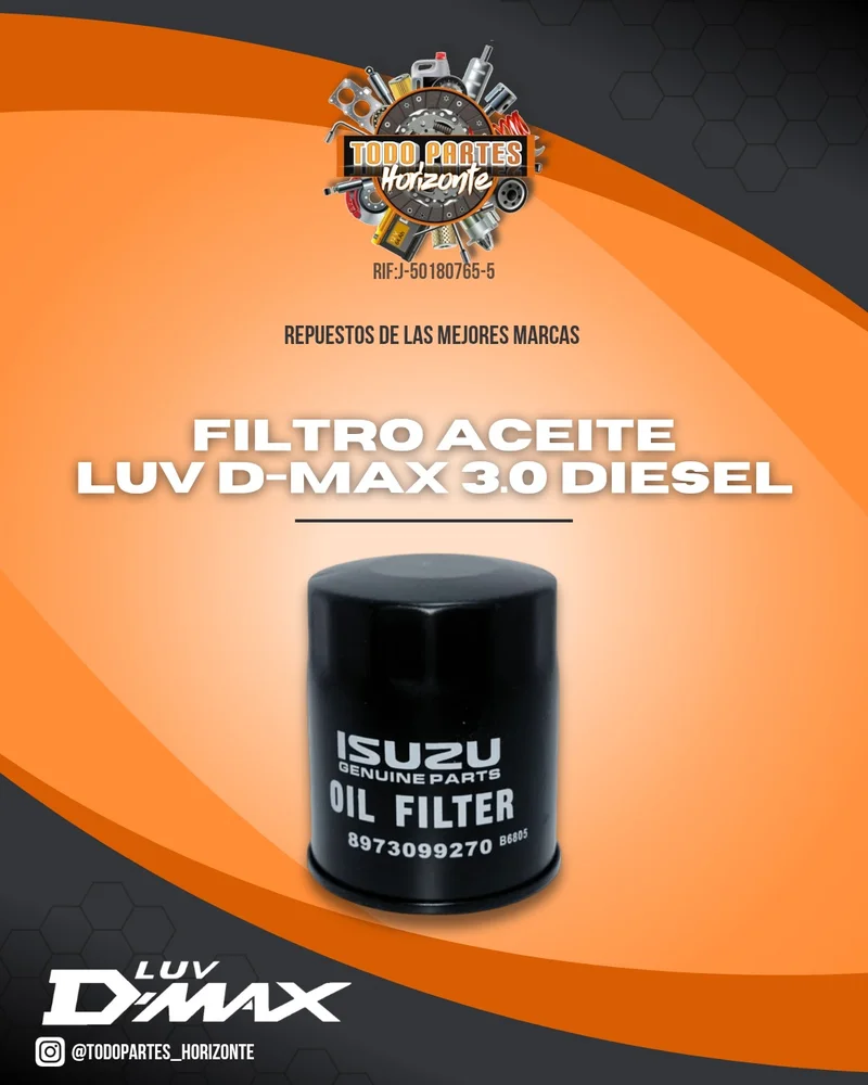 Repuesto FILTRO ACEITE LUV D-MAX 3.0 DIESEL original