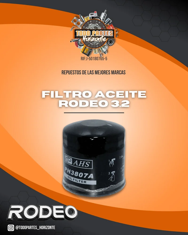 Repuesto FILTRO ACEITE RODEO 3.2 original