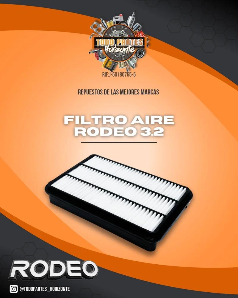 Repuesto FILTRO AIRE RODEO 3.2 original