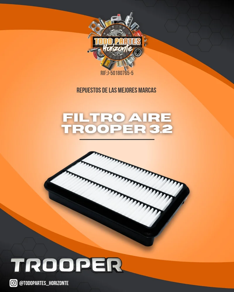 Repuesto FILTRO AIRE TROOPER 3.2 original