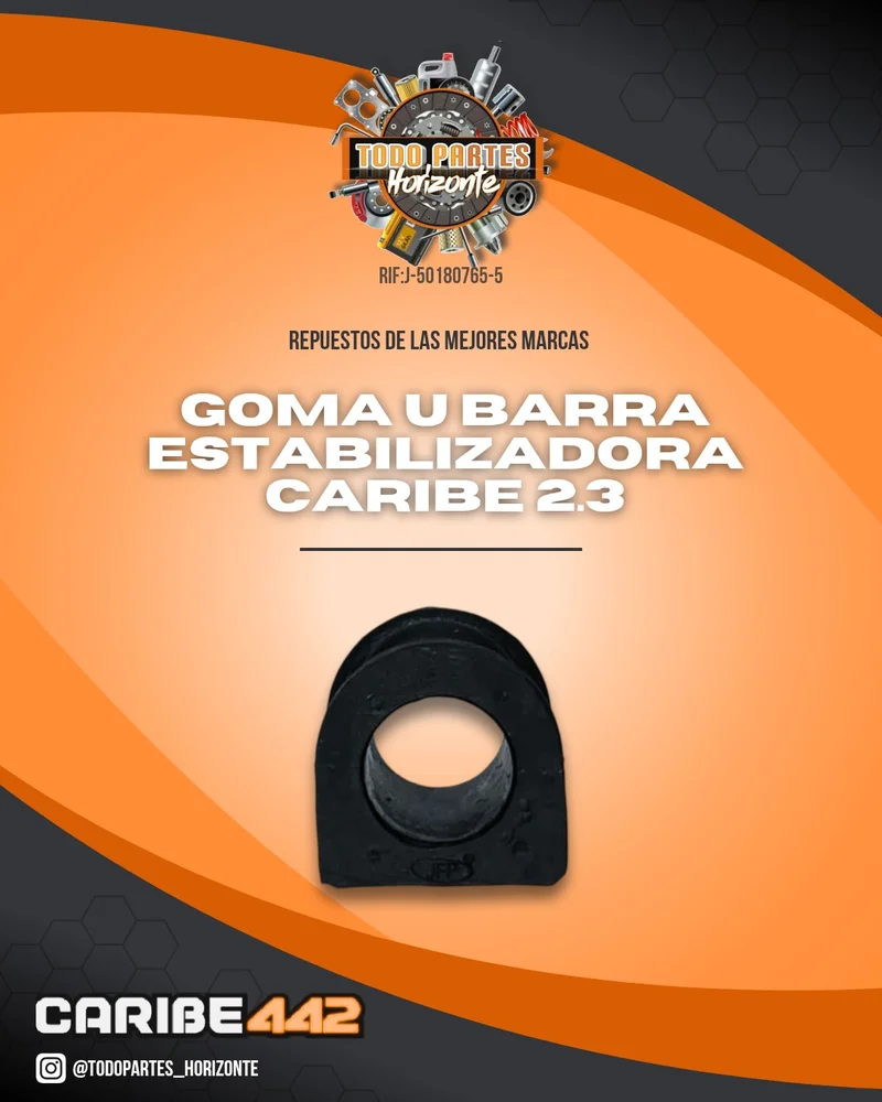 Repuesto GOMA U BARRA ESTABILIZADORA CARIBE 2.3 original