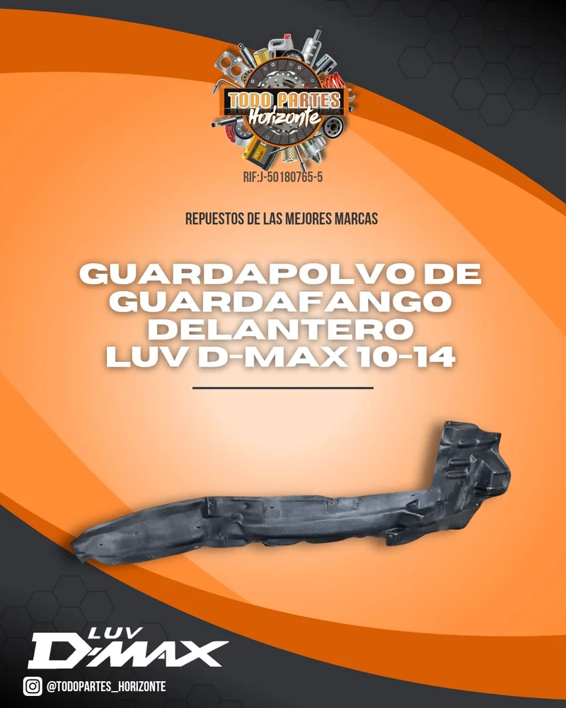 Repuesto GUARDAPOLVO DE GUARDAFANGO DELANTERO LUV D-MAX 10-14 original
