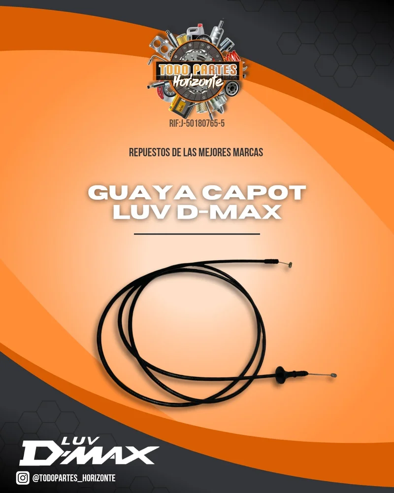 Fotografía de repuesto Guaya Capot Luv D-Max original - Todo Partes Horizonte
