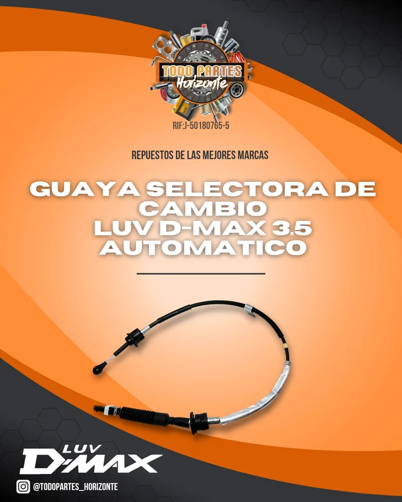 Repuesto GUAYA SELECTORADE CAMBIO LUV D-MAX 3.5 AUTOMATICO original