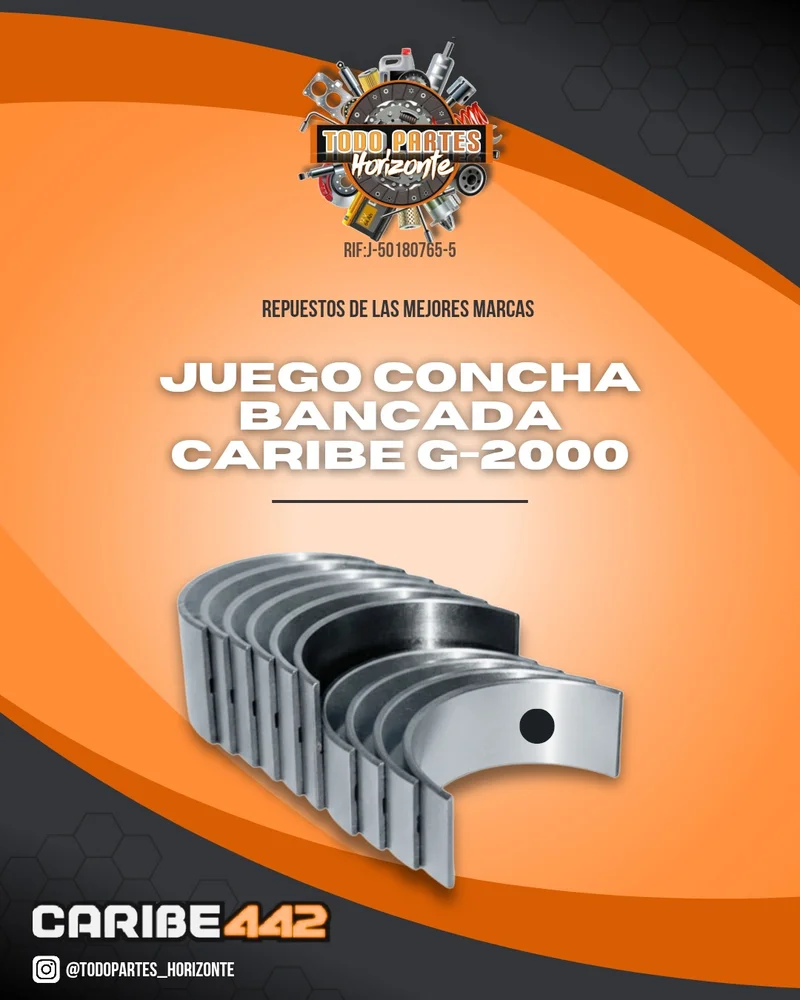 Repuesto CONCHA BANCADA CARIBE G200 original