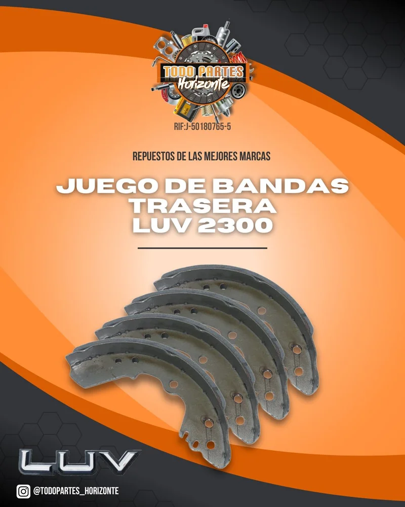 Repuesto JUEGO DE BANDAS DE FRENO LUV 2300 original