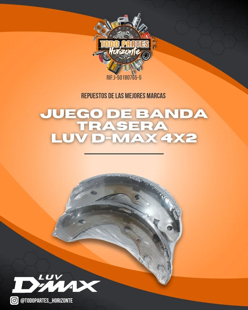Repuesto JUEGO DE BANDAS DE FRENO LUV D-MAX 2.4 original
